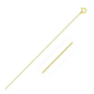 10k Yellow Gold Classic Box Chain 0.45mm, size 20''