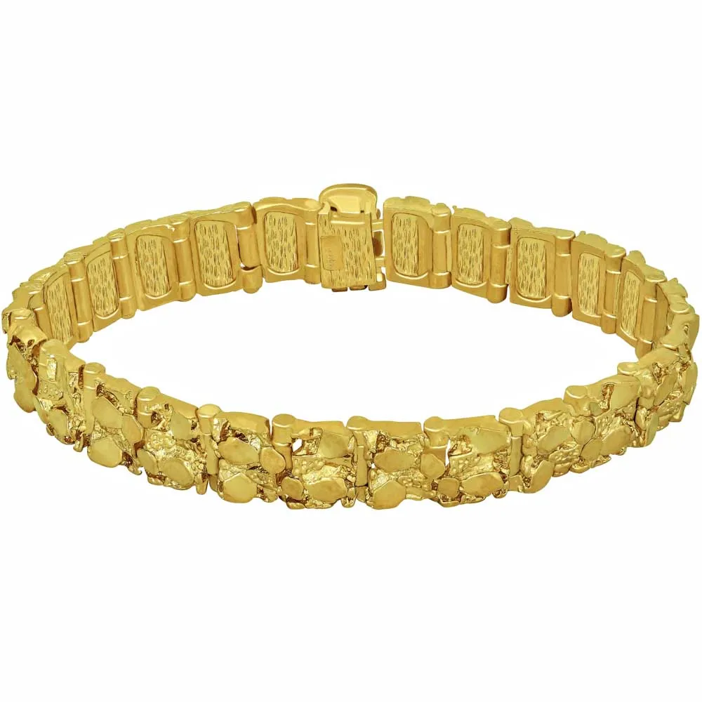 13mm Narrow Nugget Bracelet