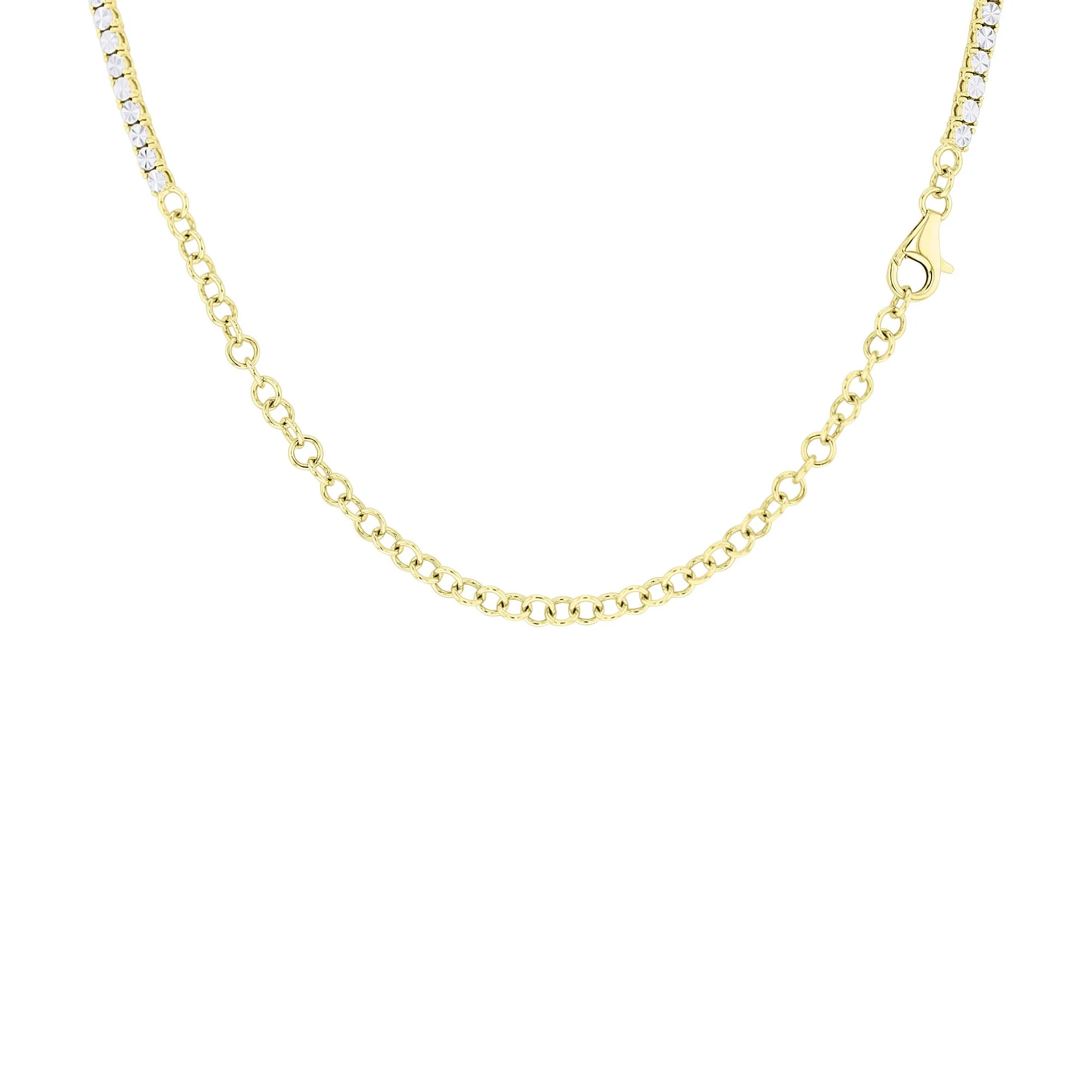 Anouk Choker Diamond Tennis Necklace