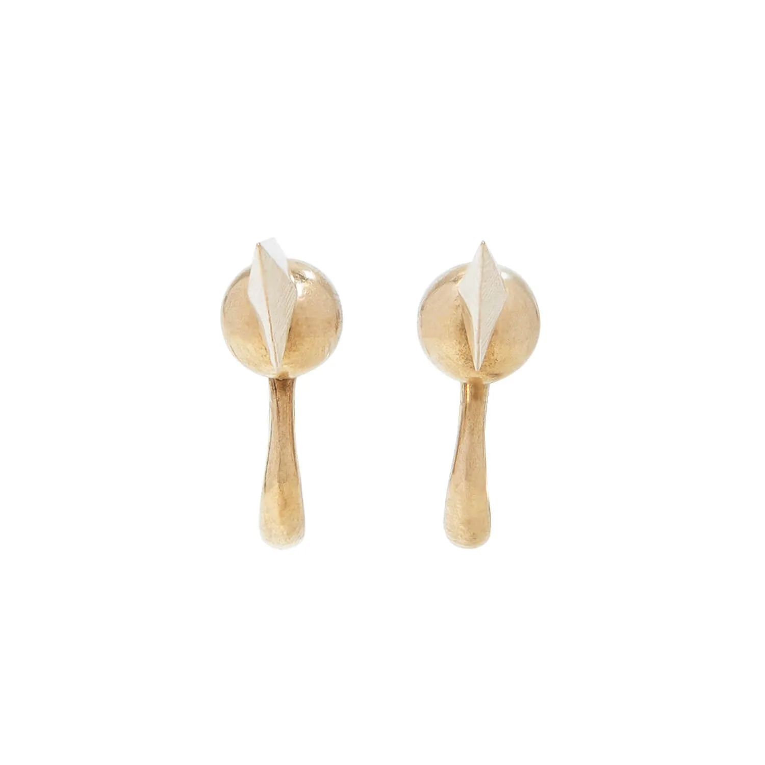 Art Deco 14k Shooting Arrow Earrings