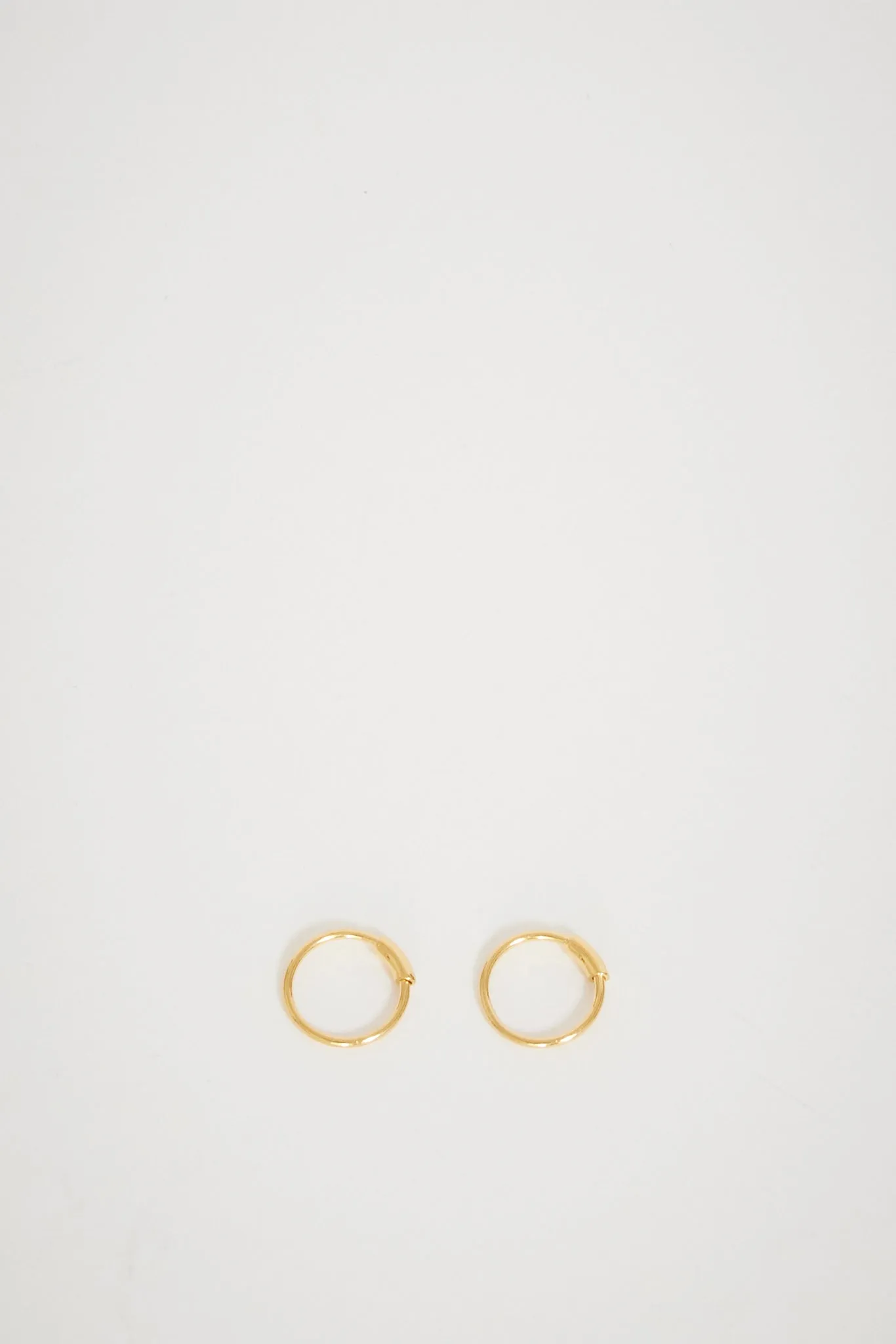 Basic Hoop XS Earrings Pair Gold