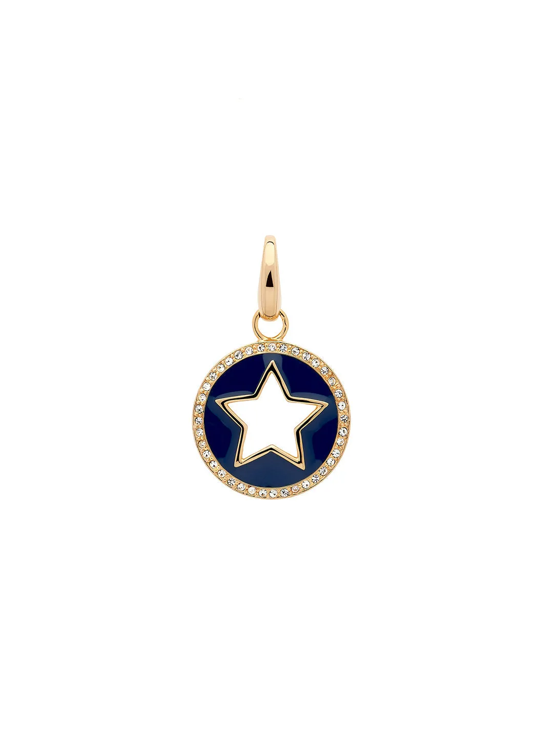 Blue Crystal Star Charm