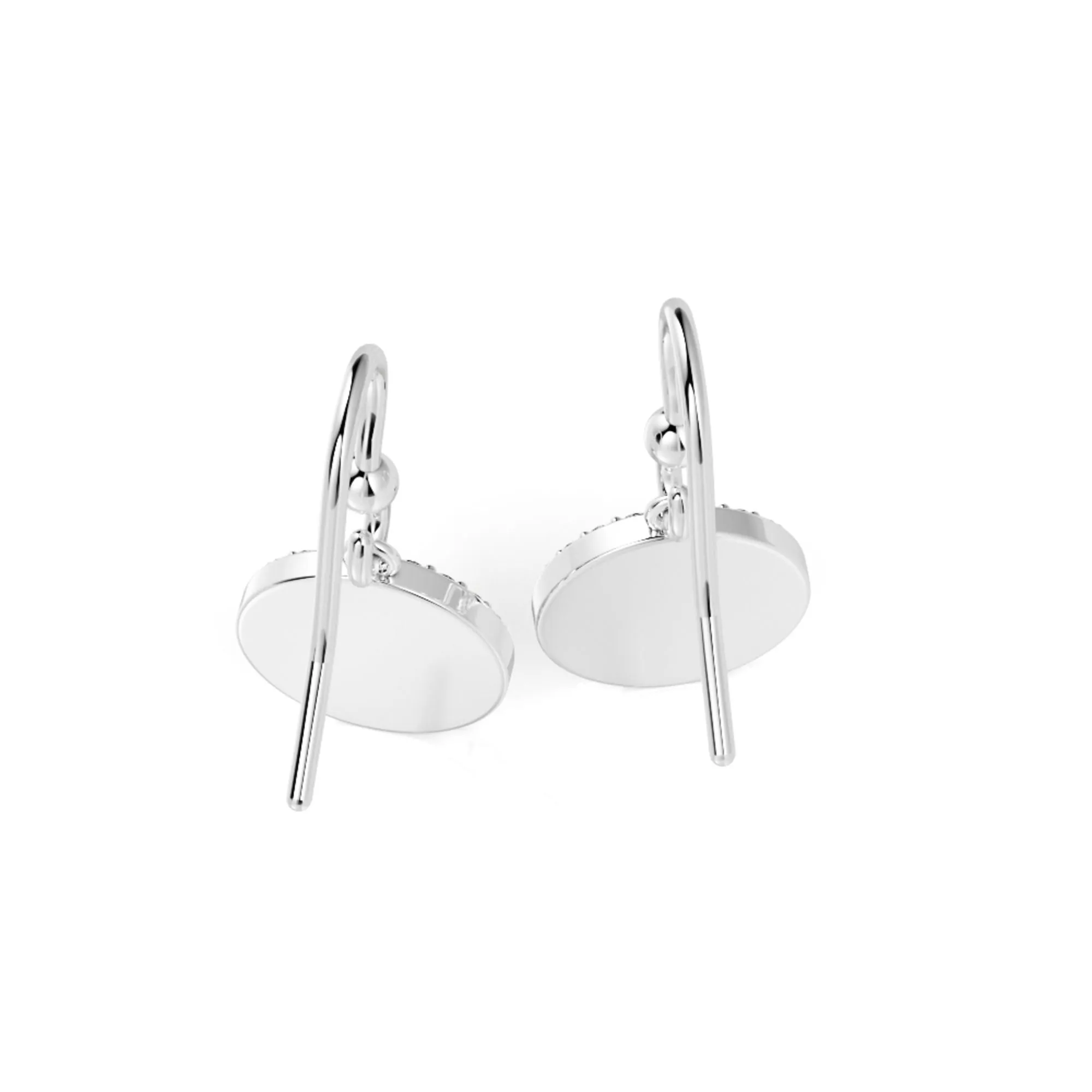 Bring To Light Earwire Earrings 1 Natural Diamonds in White Gold