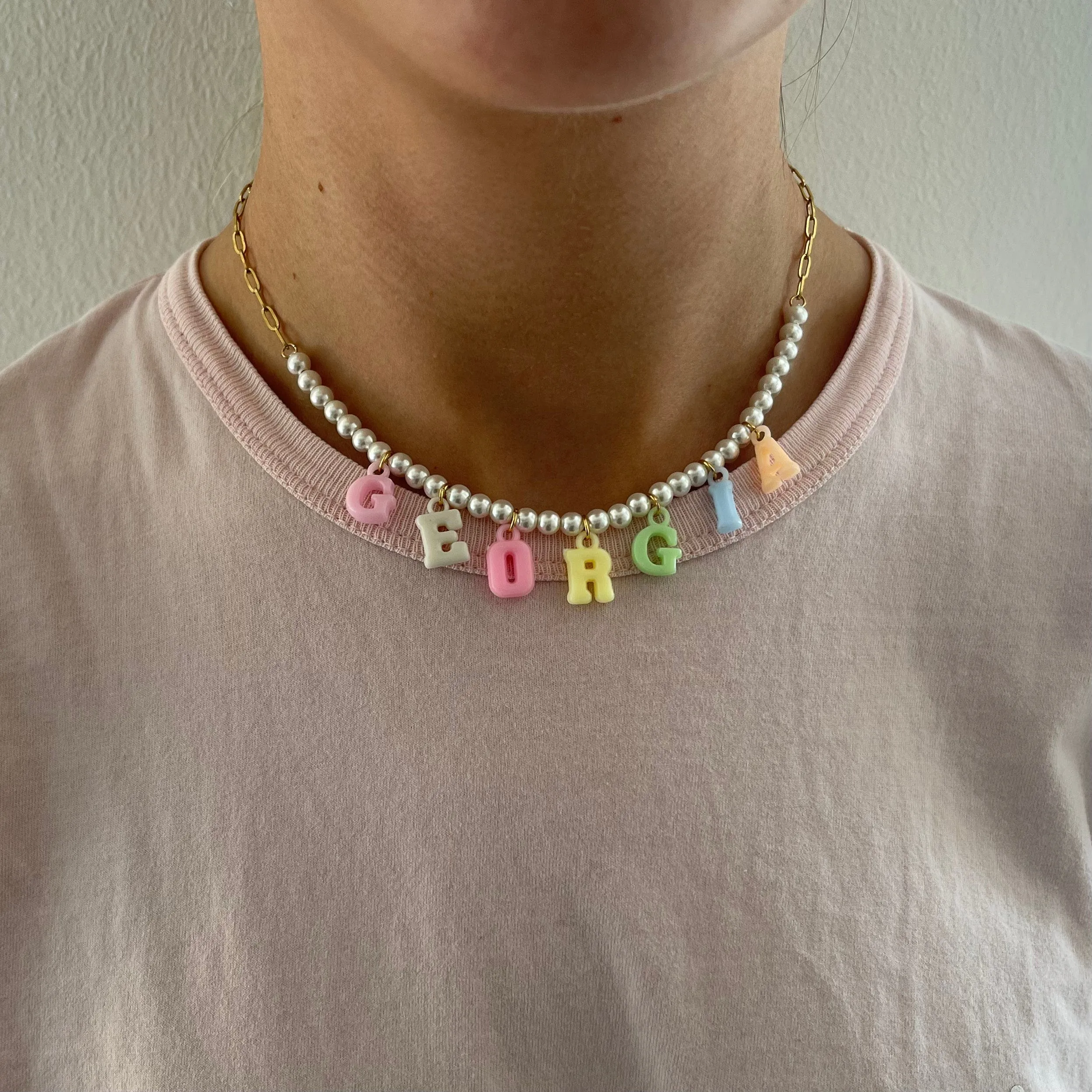 Bubblegum Pearl Custom Choker