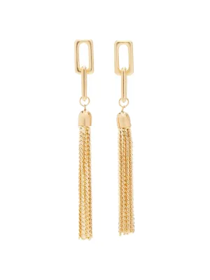 Chain Fringe Drop Earrings