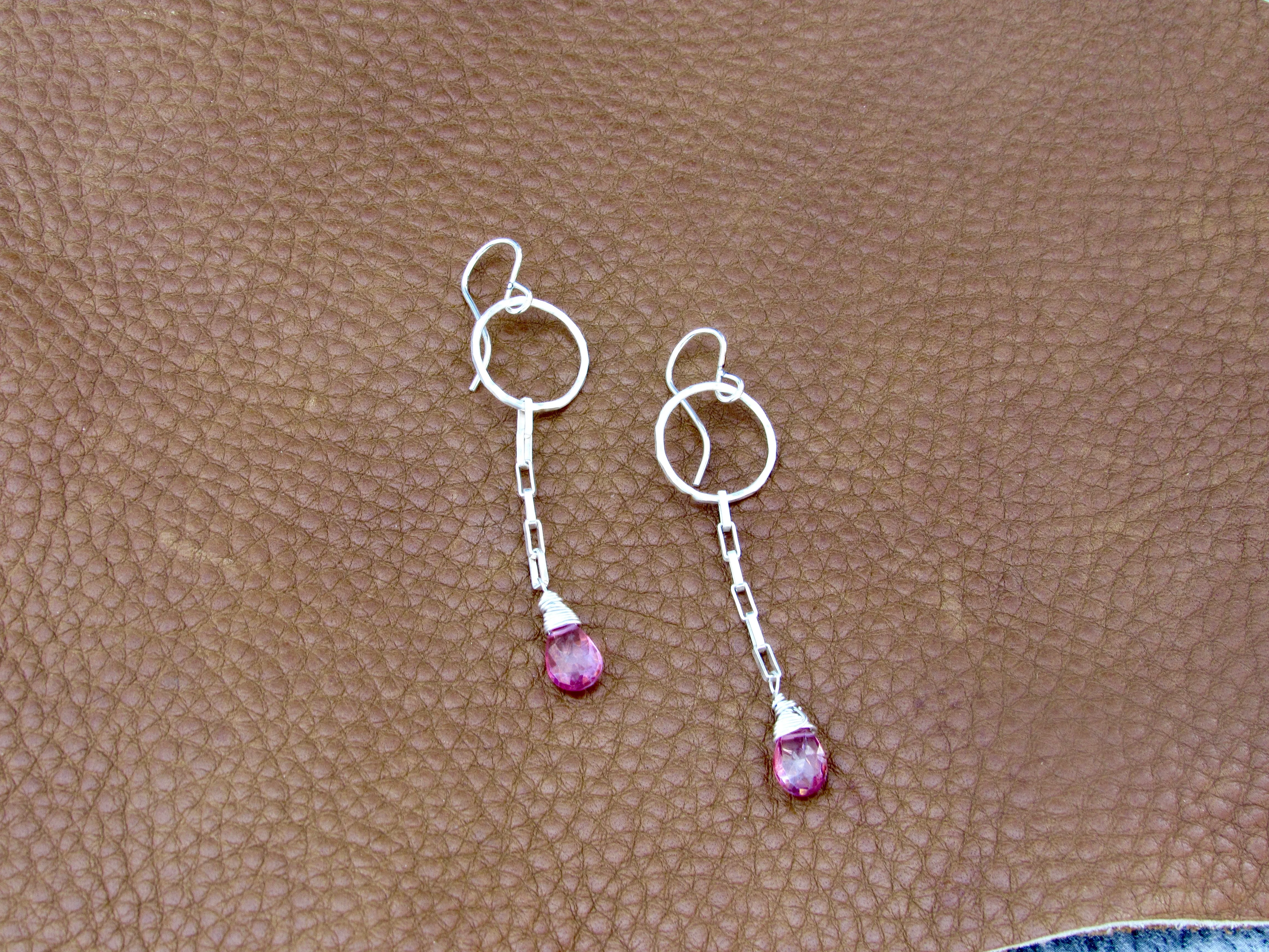 Circle Chain Earrings