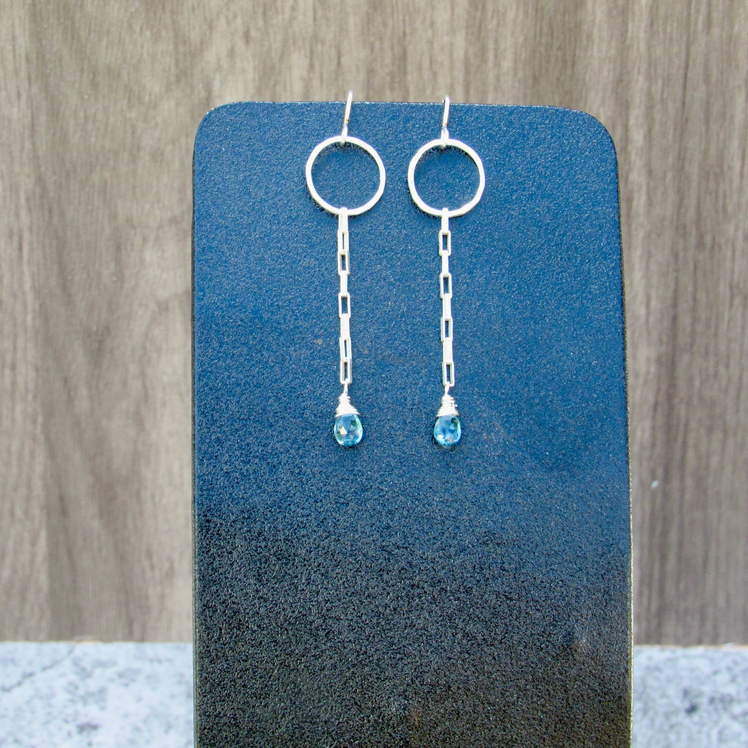 Circle Chain Earrings