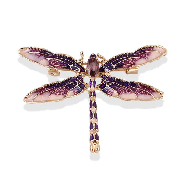 Delicate Color Dragonfly Brooch 精致彩色蜻蜓胸针