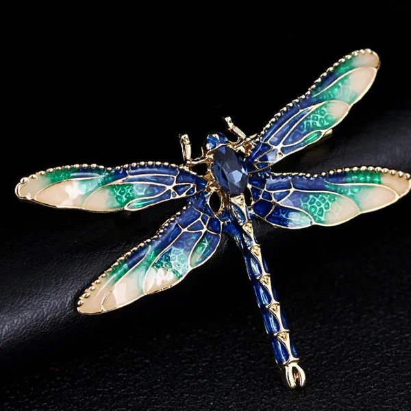 Delicate Color Dragonfly Brooch 精致彩色蜻蜓胸针