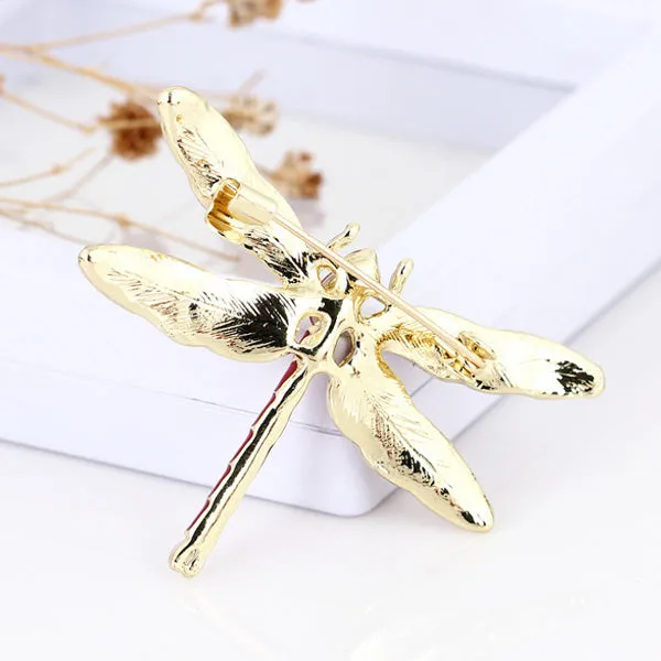 Delicate Color Dragonfly Brooch 精致彩色蜻蜓胸针