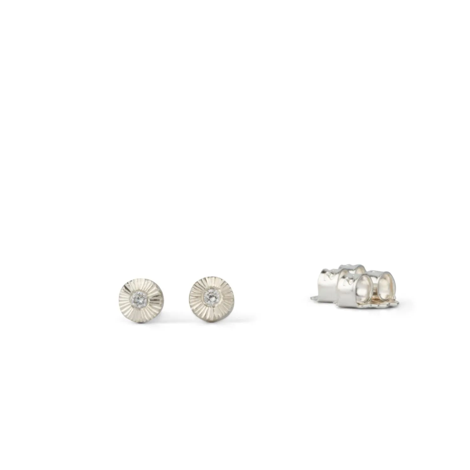 Diamond Rise Stud Earrings