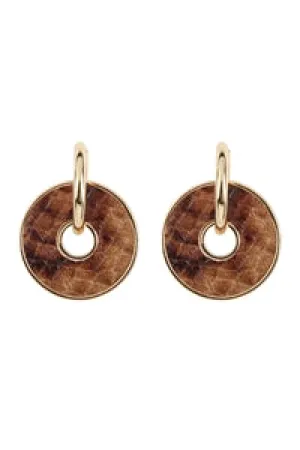 Don't Let Me Down Earrings Brown *instore & online