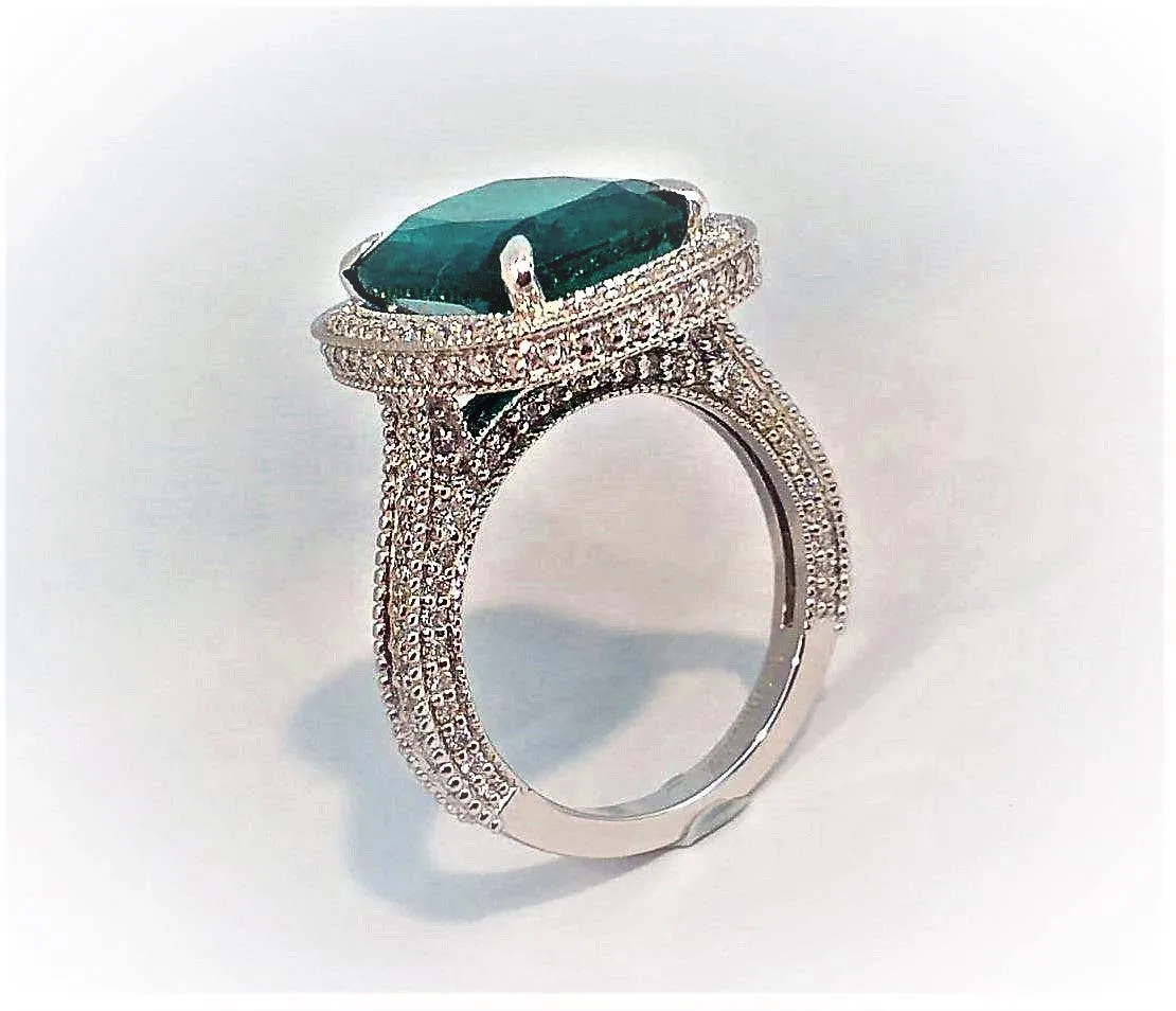 EMERALD QUEEN RING AD NO. 2167