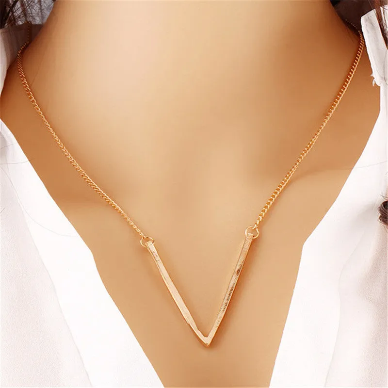 Ethnic Gold Coin Leaves Triangle Bar Round Necklace