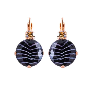 Extra Luxurious Double Stone Leverback Earrings in "Magic" *Custom*