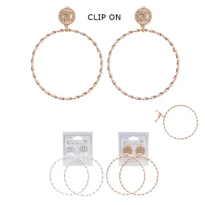 Fashion Clip On Earrings 2773GS ( 12 units)