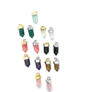 Gemstone Point Pendants (A317)