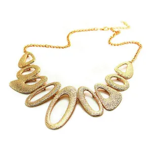 Gold long necklace women Multi circle collares necklaces & pendants bijoux choker necklace collier femme fashion vintage jewelry