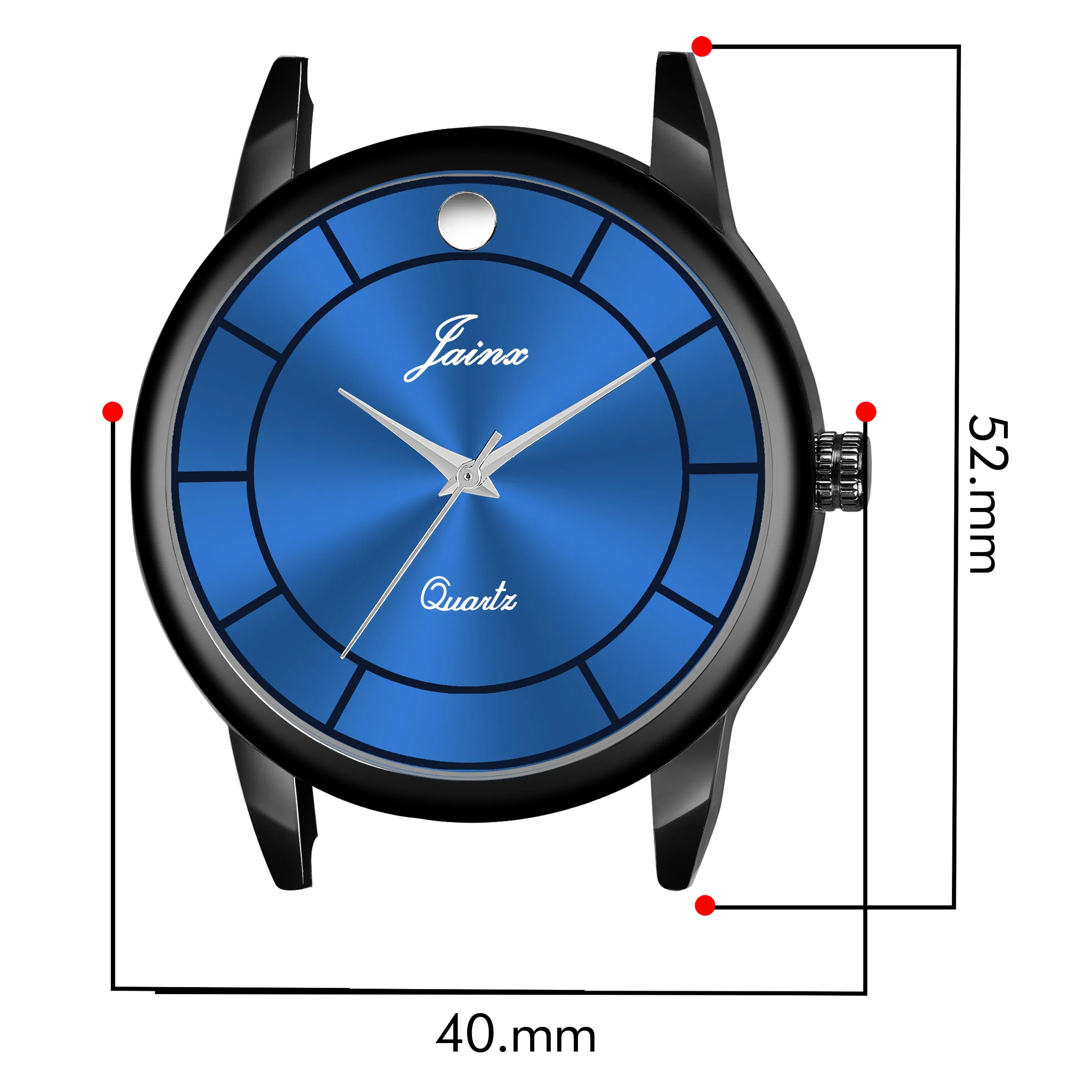 Jainx Blue Silicone Band Analog Watch - For Men JM7164