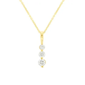 Journey Diamond Necklace 1/2ct