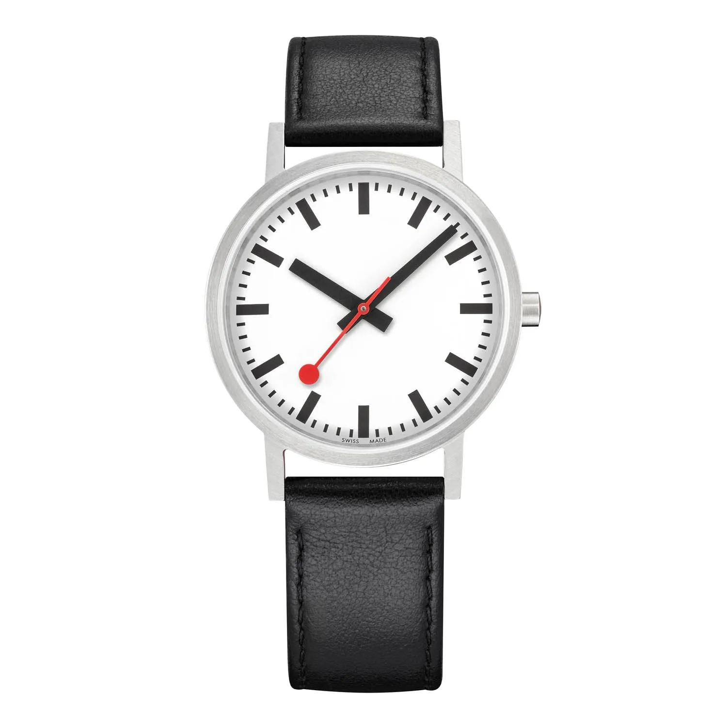 Mondaine Classic Pure White Dial Unisex Watch