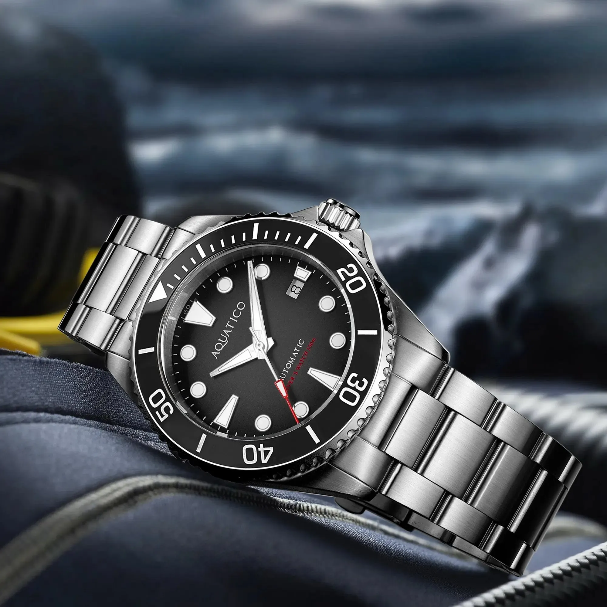 Ocean Star Divers Watch Black Dial (NH35)