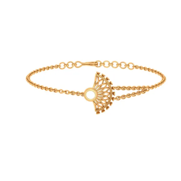 Opulent Traditional Gold Bracelet