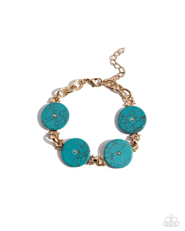 Paparazzi Bracelet ~ Savory Season - Gold