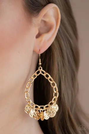 Paparazzi Earring ~ Street Appeal - Gold