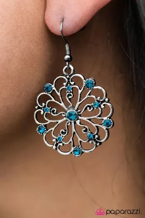 Paparazzi Earring ~ The County Fair - Blue