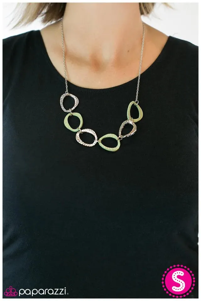 Paparazzi Necklace ~ Bound For Glory - Green