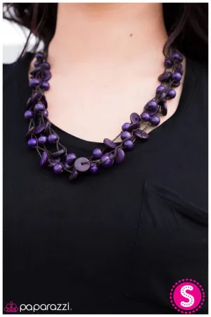 Paparazzi Necklace ~ Of Your Own AcCORD - Purple