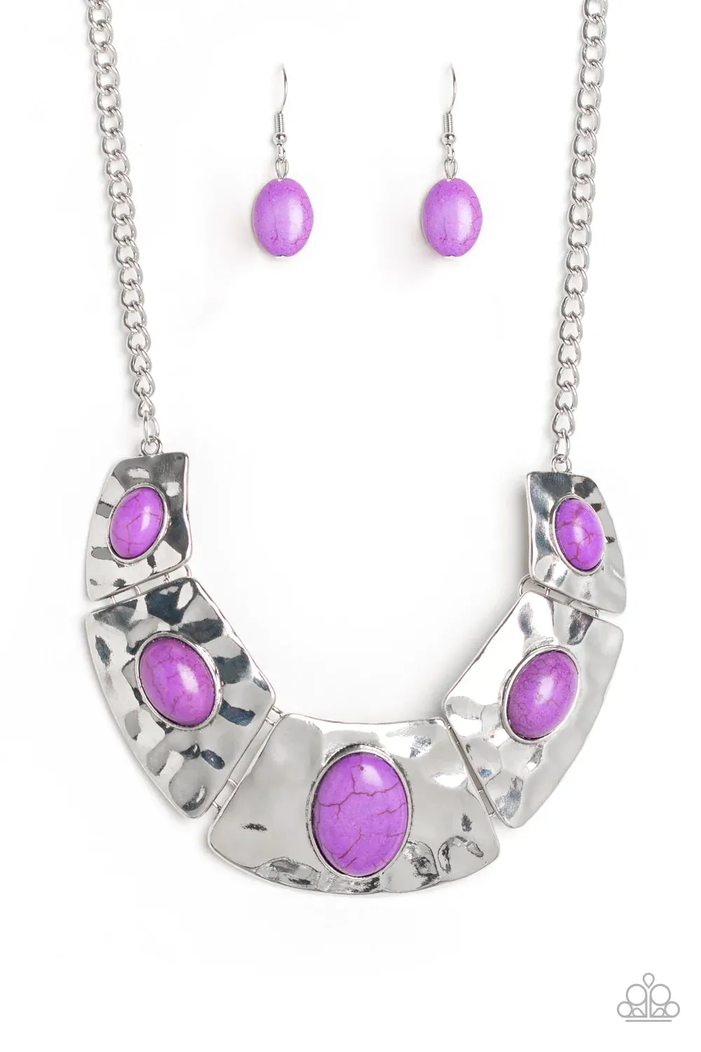 Paparazzi Necklace ~ RULER In Favor - Purple