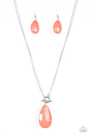 Paparazzi Necklace ~ Spring Storm - Orange