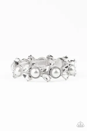 Paparazzi Opulent Oasis - White Bracelet