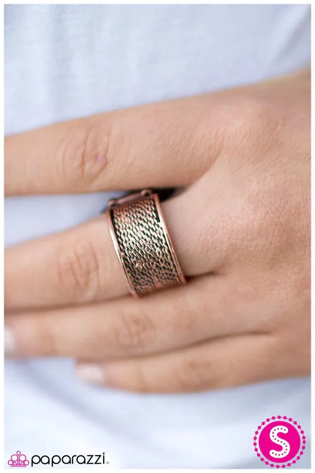 Paparazzi Ring ~ The GRATE-st Thing - Copper