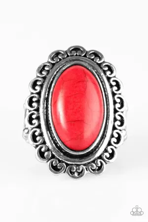 Paparazzi Ring ~ Western Wayfarer - Red