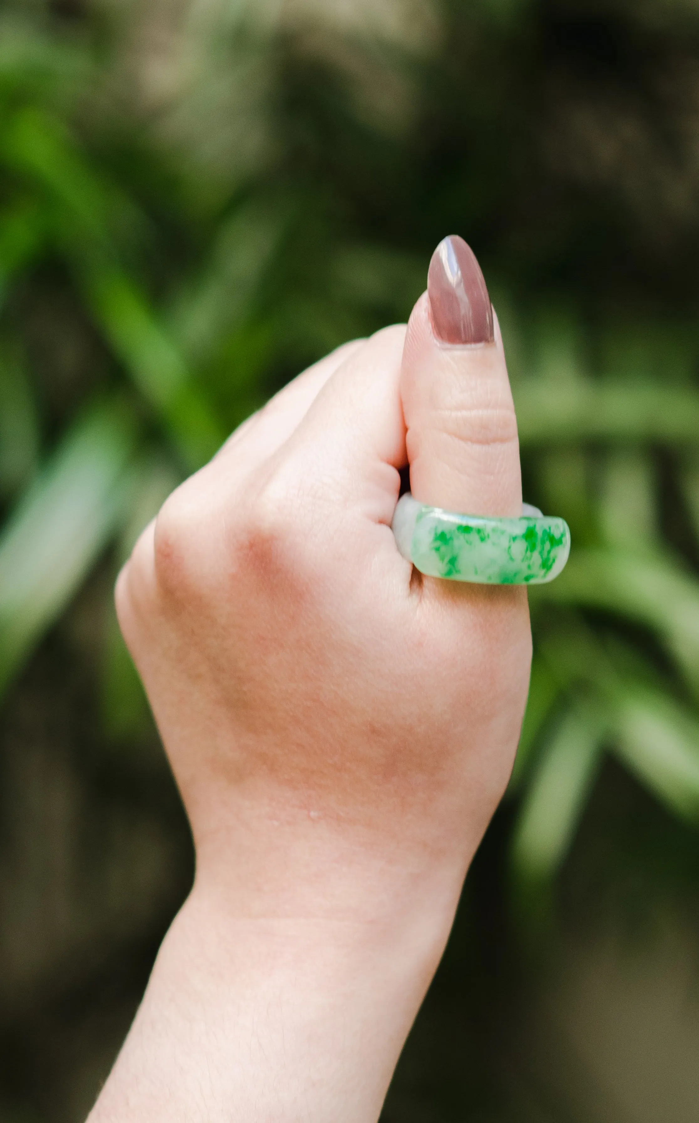 "Jade Saddle" Ring