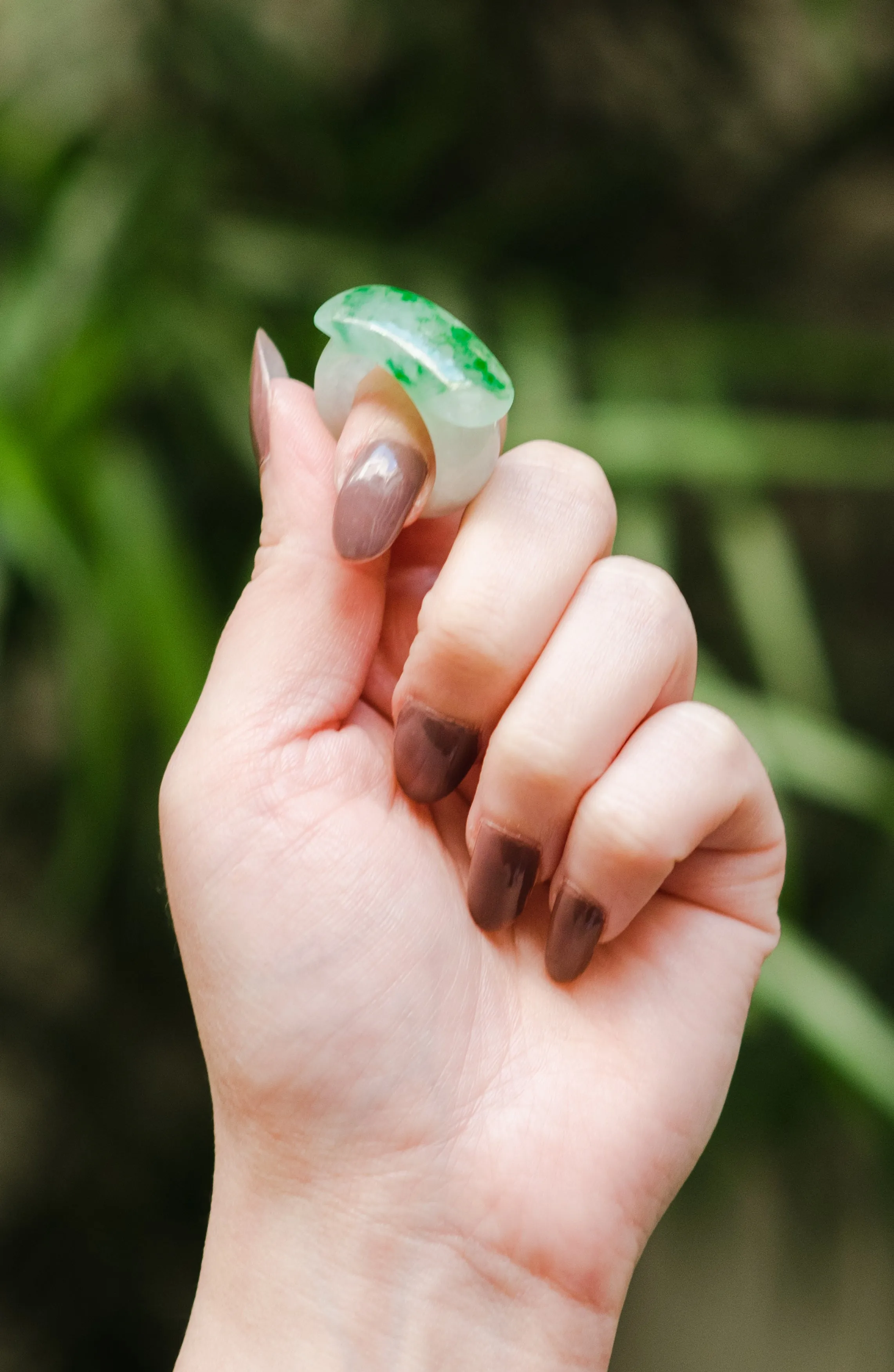 "Jade Saddle" Ring