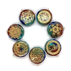 Retro Orgonite Stone Pendants