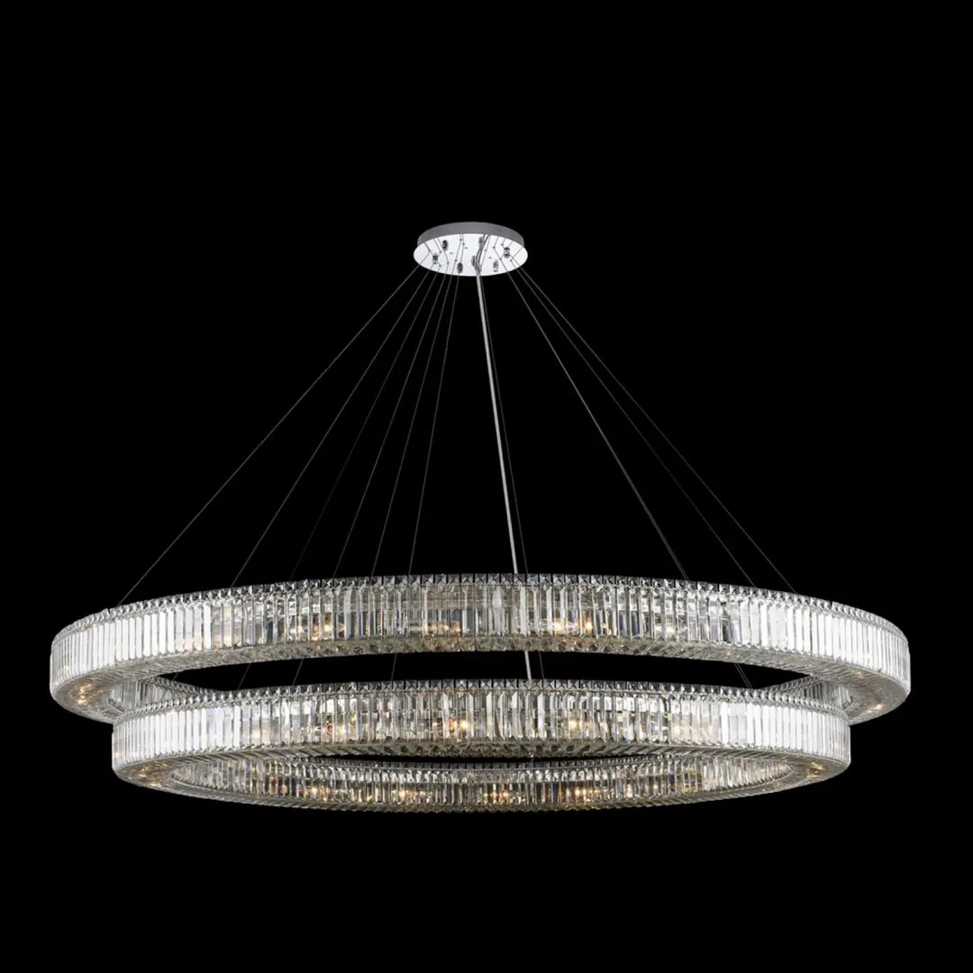 Rondelle 2 Tier Pendant (72"   84")