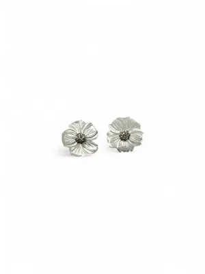 ROSEY DIAMOND EARRINGS WITH MOP INLAY