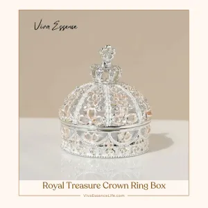 Royal Treasure Crown Ring Box