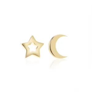 Silk & Steel Superfine Starry Night Stud - Gold