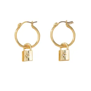 Small Star Lock Earrings - Vienna Verve Collection Earrings