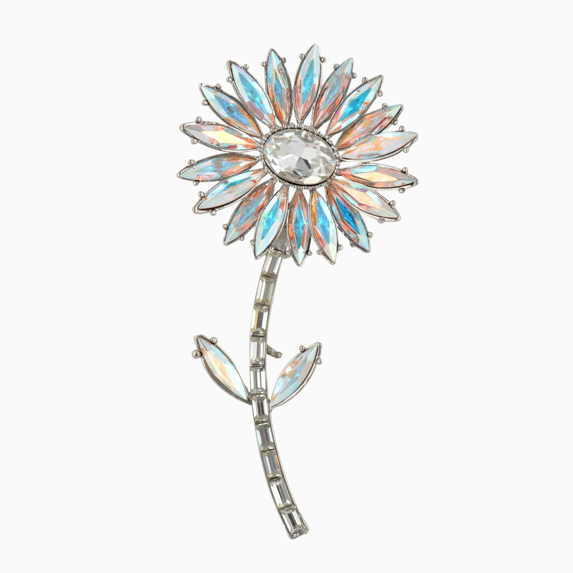 Sparkling Daisy Brooch