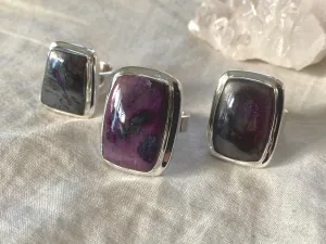 Sugilite Ansley Ring - Square / Kite