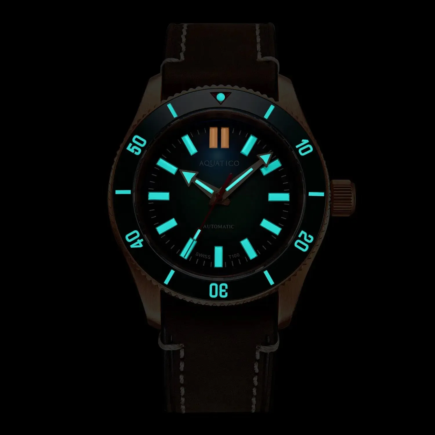 Super Star Bronze Tritium Black Dial(SWISS MADE Sellita sw200-1)