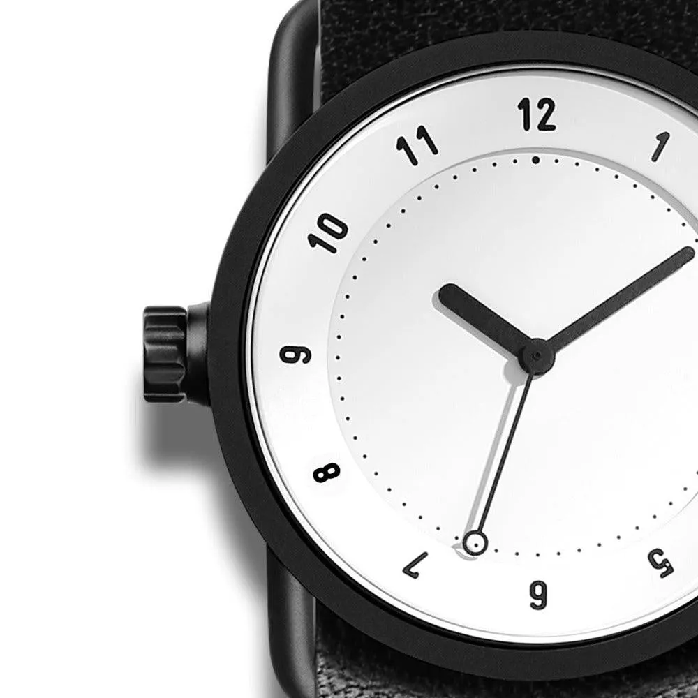 TID No.1 White Dial / Navy Leather Strap / Black Buckle