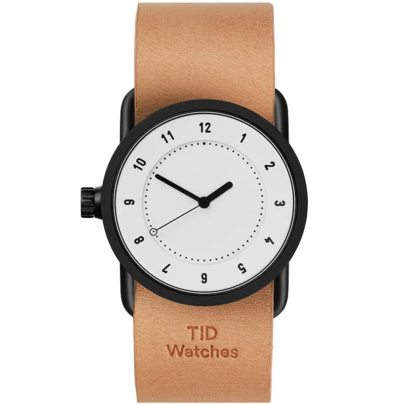 TID No.1 White Dial / Navy Leather Strap / Black Buckle